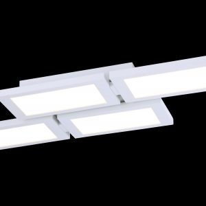 צמוד תקרה מלבן פתוח -מסך אור